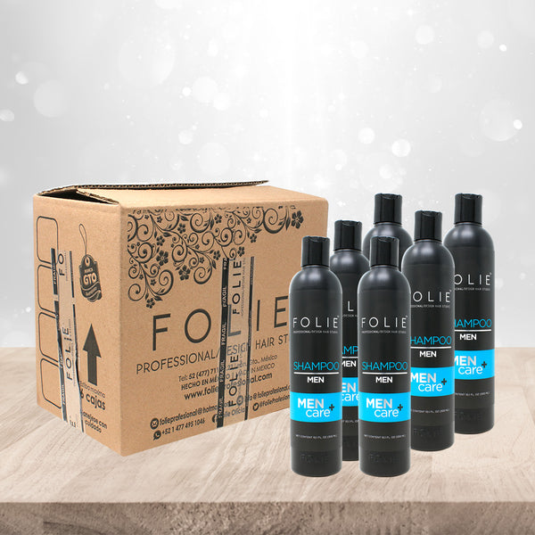 Shampoo 5 In 1 Folie Men Care 6 Pieces Wholesale + 6 Free Replicas + Free Shipping