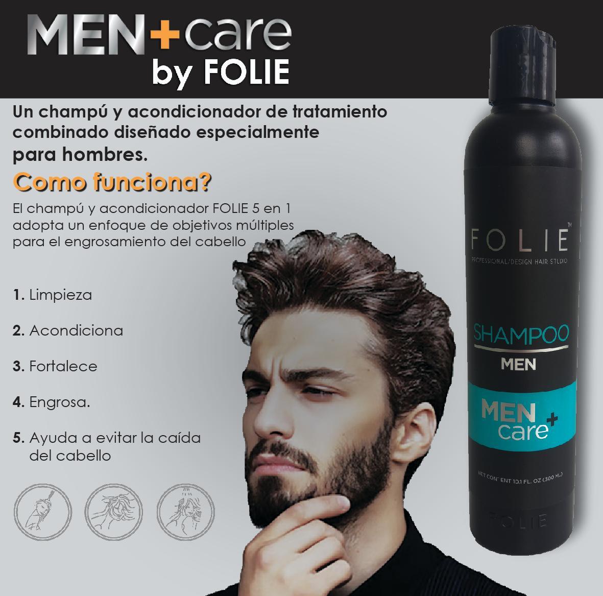 Folie Men Care 5 In 1 Shampoo, Men, Professional Care